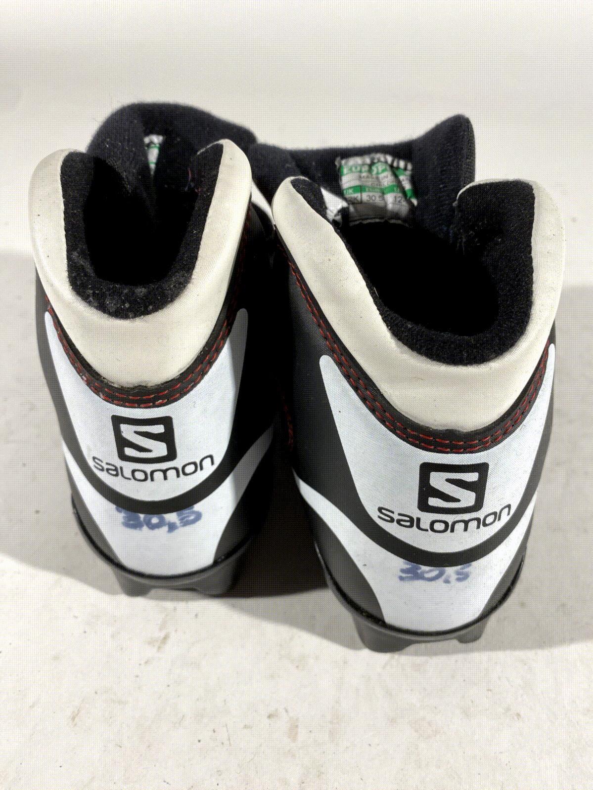 Salomon Cross Country Ski Boots Classic SNS Profil EU 30 US 12 Kids 200mm S133