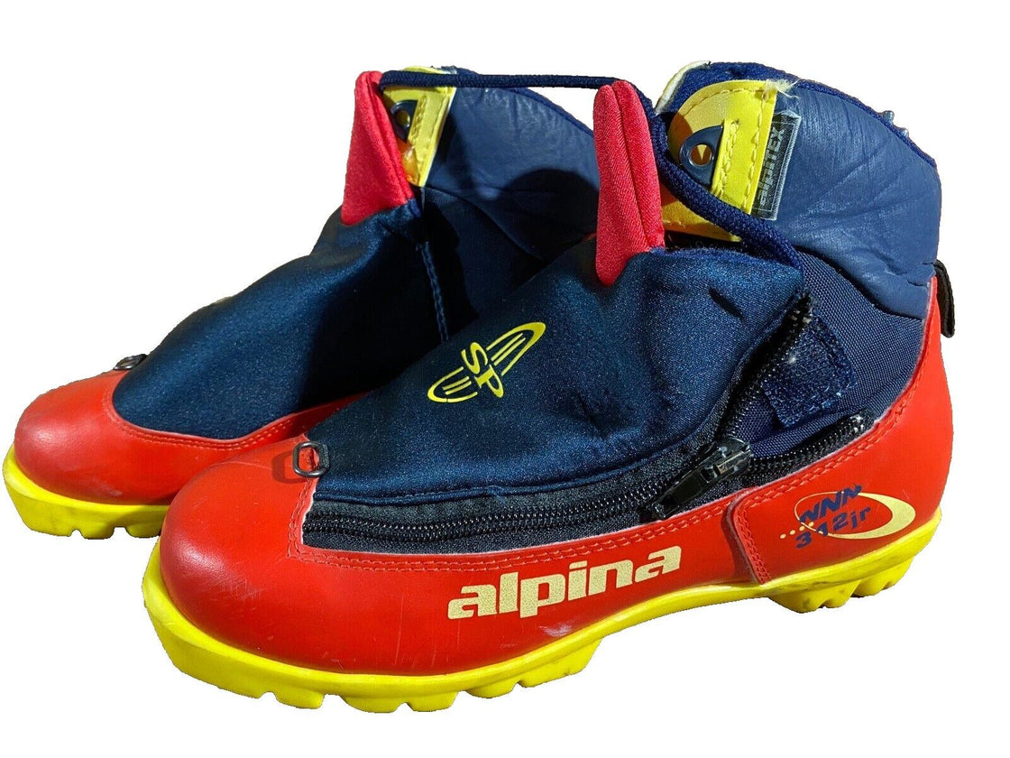 Alpina 312JR Nordic Cross Country Ski Boots Size EU37 US5.5 for NNN 2856
