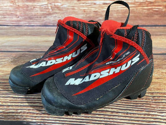 Madshus Race Line Cross Country Ski Boots Classic NNN EU 28 US 10.5 Kids M298