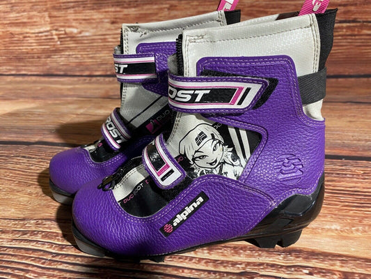 Alpina Frost Cross Country Ski Boots Classic NNN EU 32 US 1.5 Kids 210mm A-1344