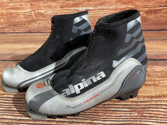 Alpina T10jr Cross Country Ski Boots Classic NNN EU 34 US 3 Kids 225mm A-1330