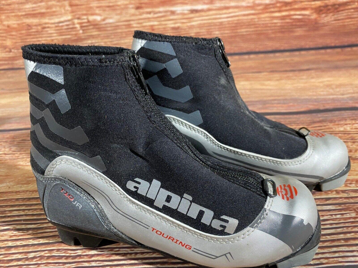 Alpina T10jr Cross Country Ski Boots Classic NNN EU 34 US 3 Kids 225mm A-1330