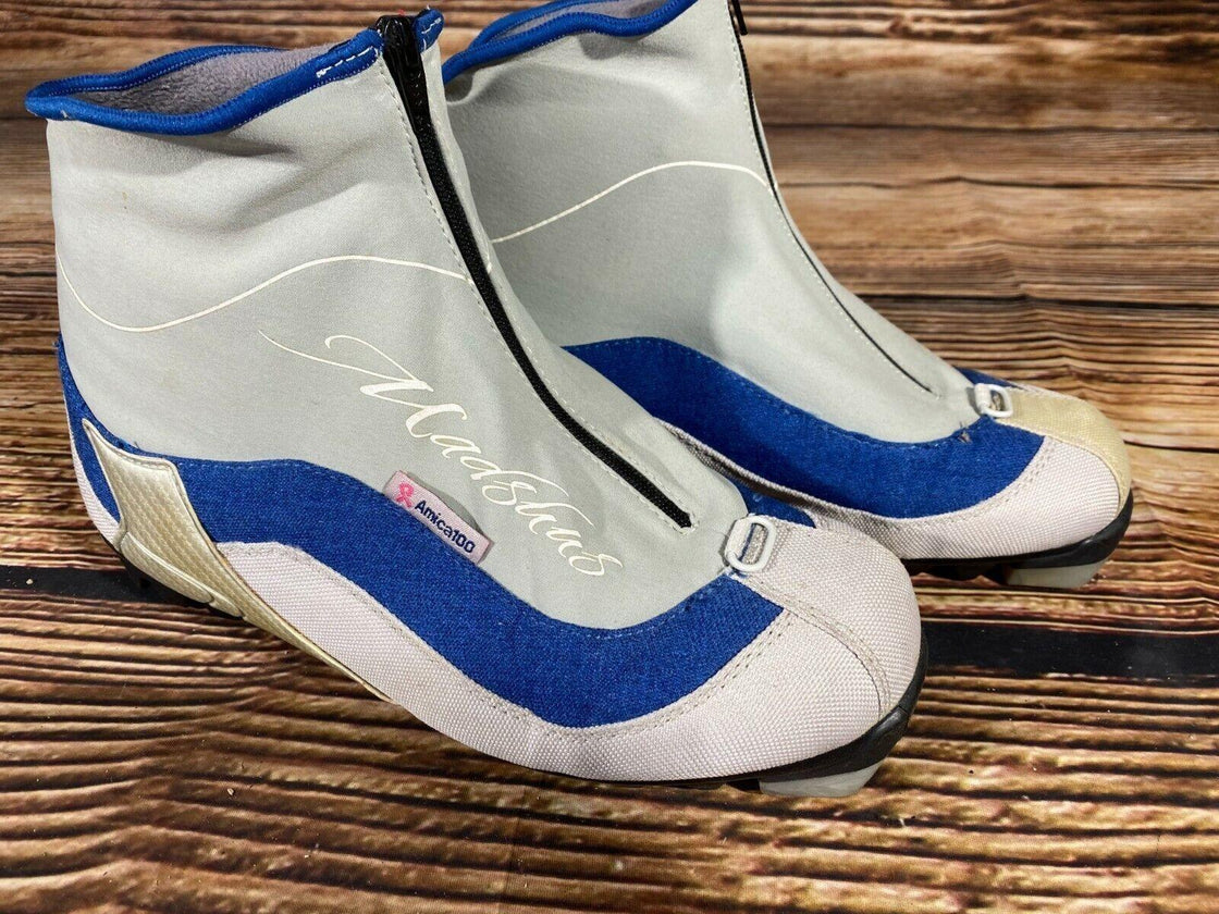 Madshus Amica 100 Cross Country Ski Boots Size EU39 US7 NNN Binding 2744
