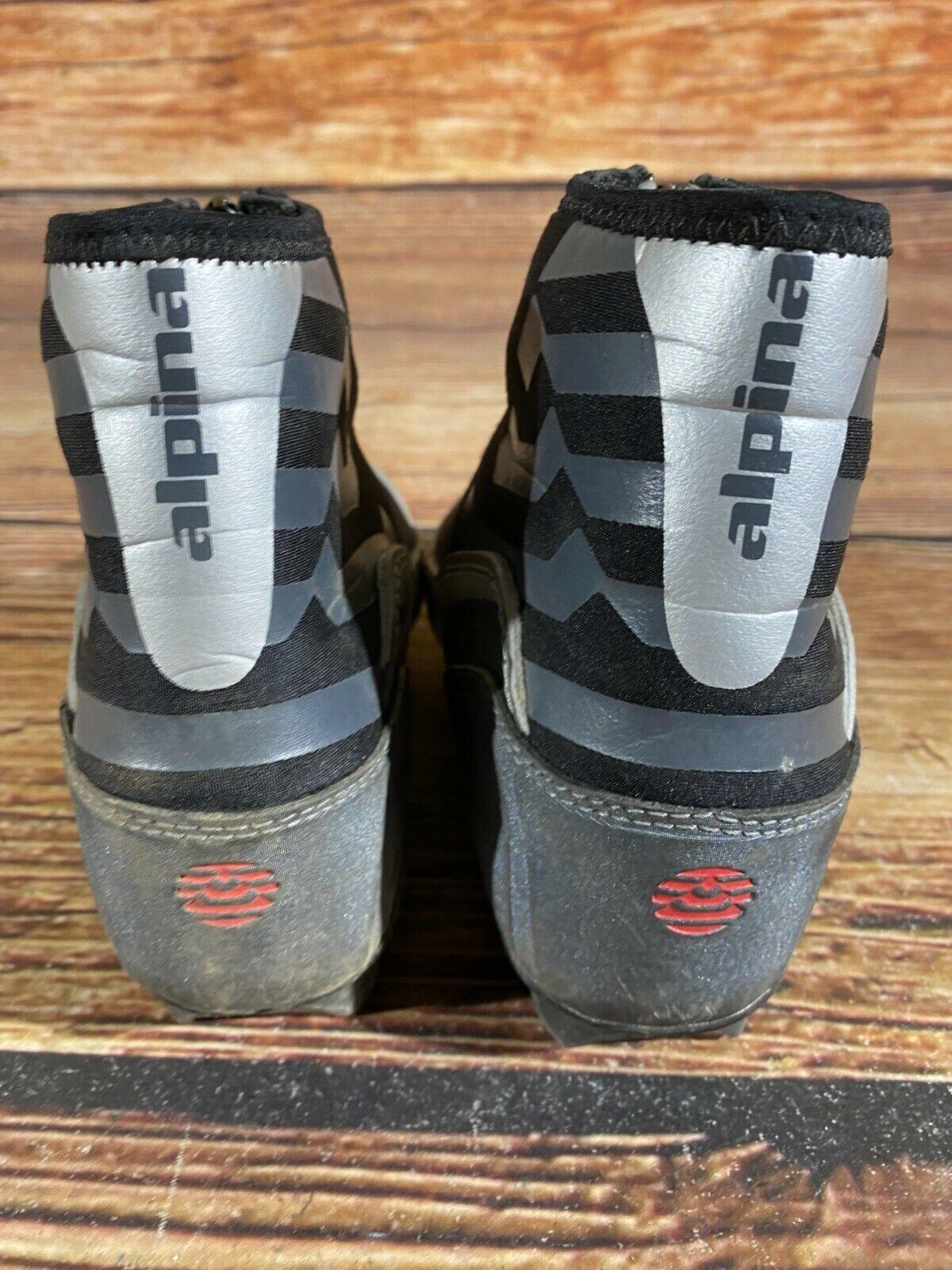 Alpina T10jr Cross Country Ski Boots Classic NNN EU 32 US 1.5 Kids 206mm A-5