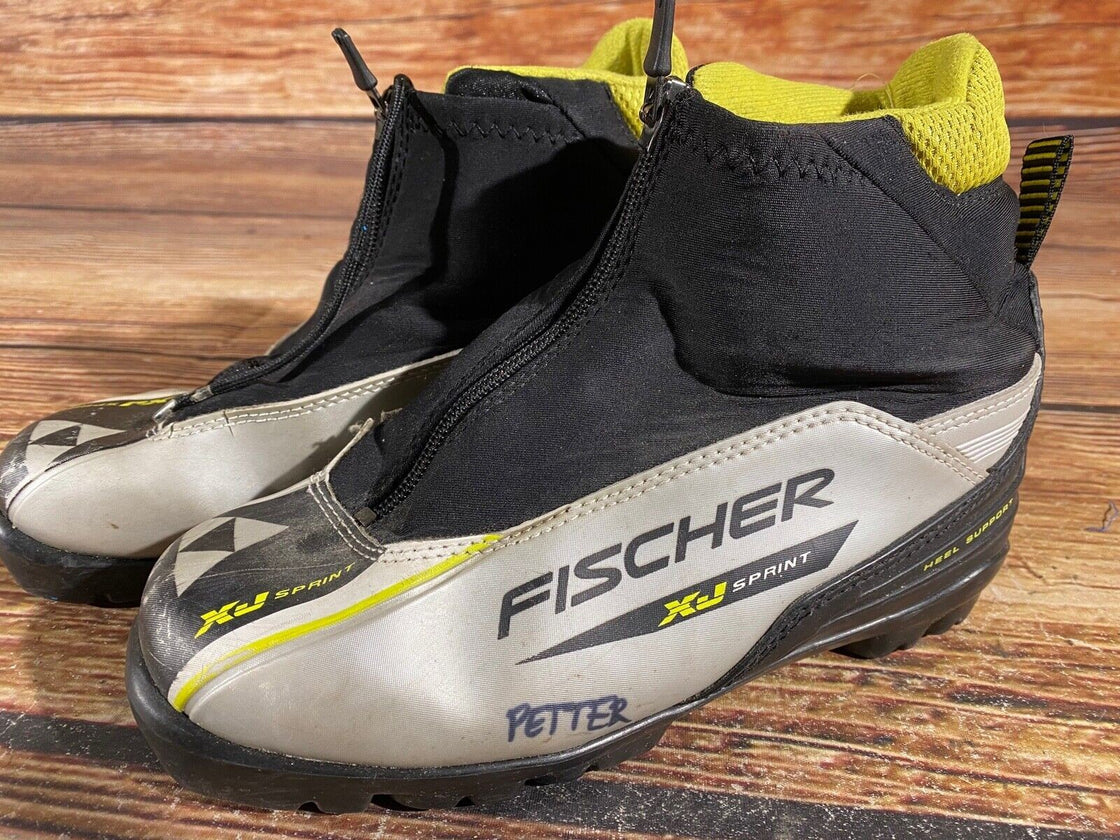Fischer XJ Sprint Nordic Cross Country Ski Boots Size EU36 US4.5 for NNN 1278