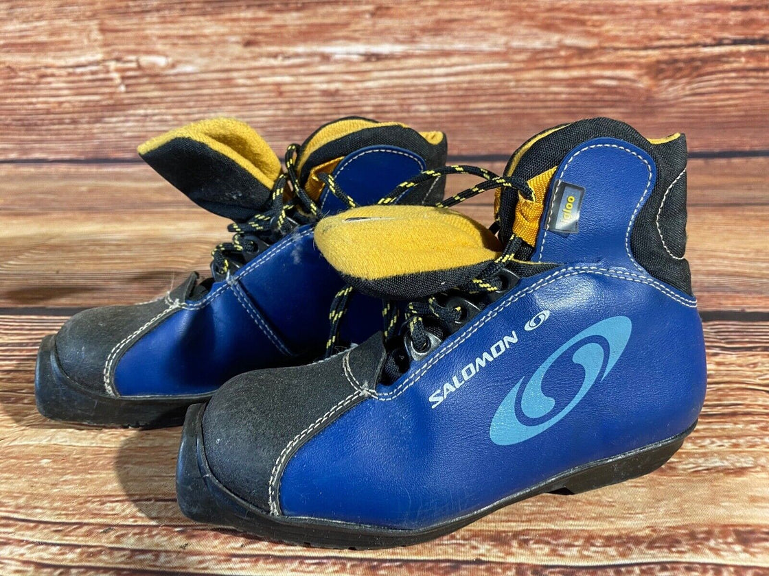 Salomon Igloo Kids Cross Country Ski Boots Size EU32 US13.5 SNS Profil S82