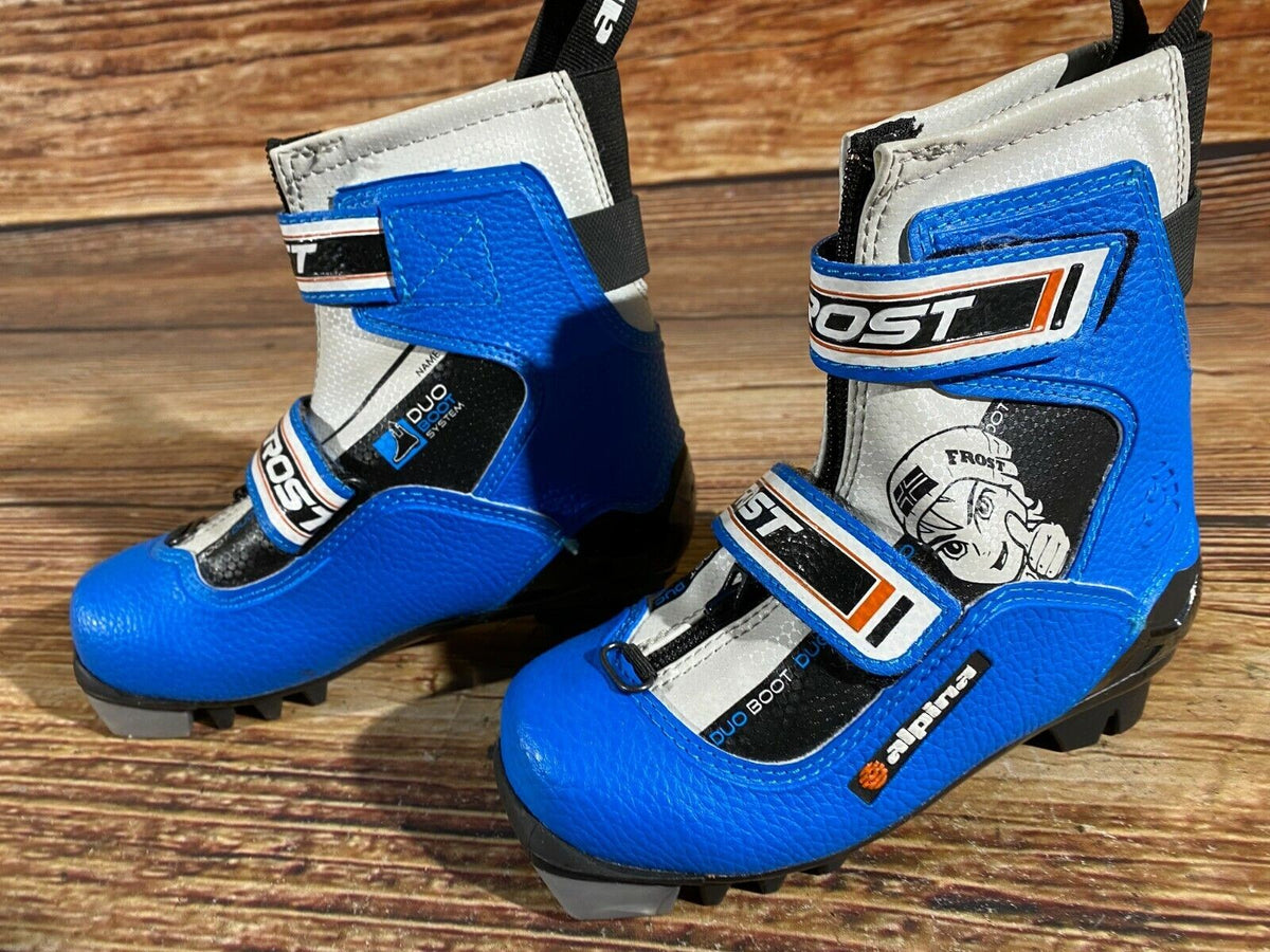 Alpina Frost Cross Country Ski Boots Classic NNN EU 29 US 11.5 Kids 195mm A-150