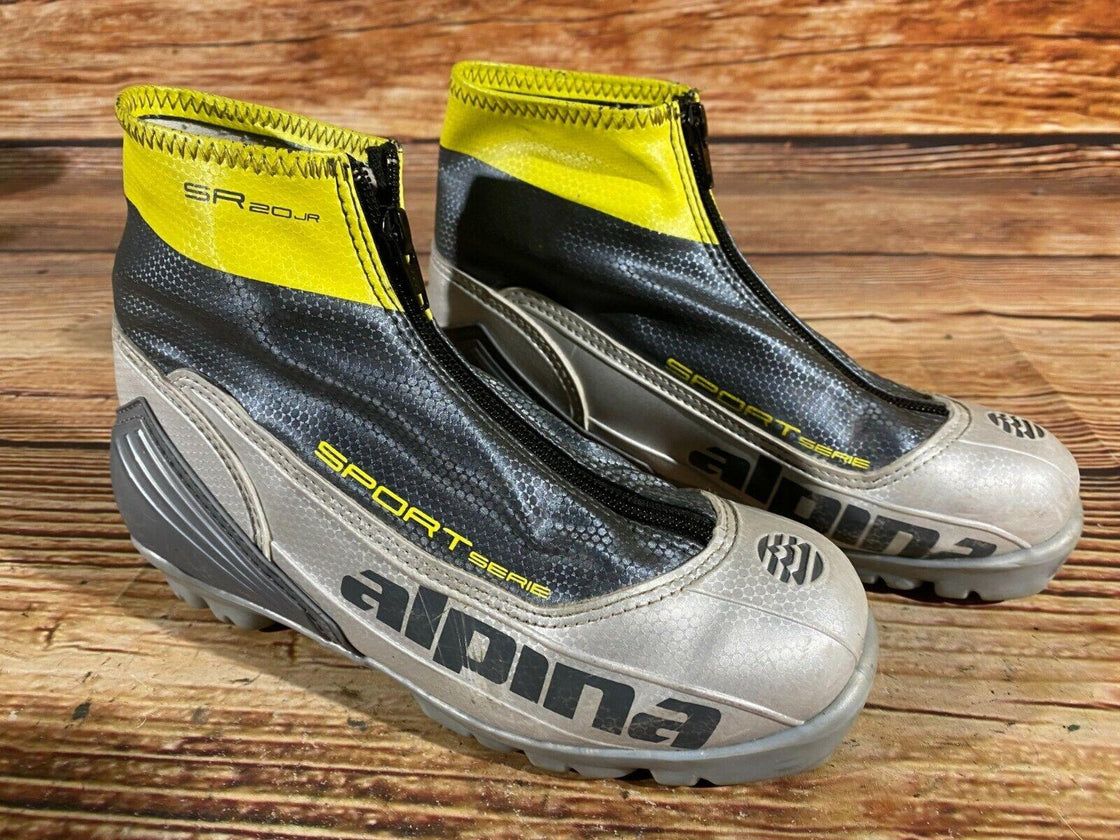 Alpina SR20 JR Nordic Cross Country Ski Boots Size EU36 US4.5 for NNN 2839