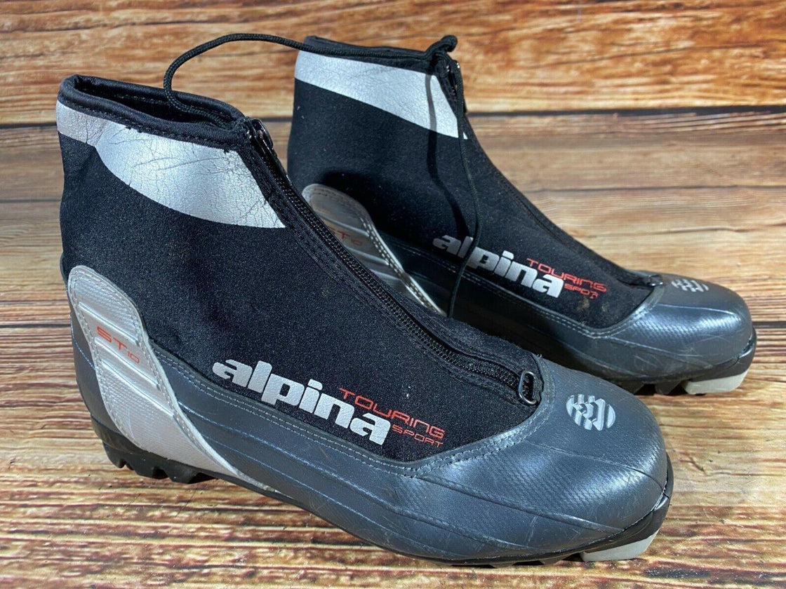 Alpina ST10 Nordic Cross Country Ski Boots Size EU41 US8 NNN bindings 3200