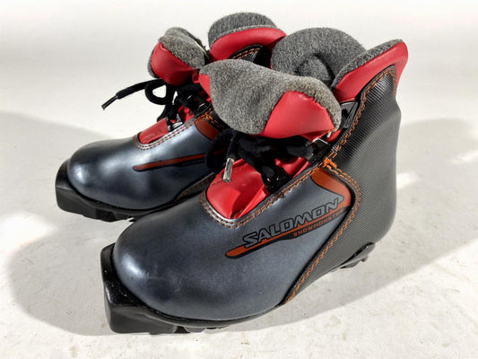 Salomon Snow Cross Country Ski Boots Classic SNS Profil EU 28 US 10.5 Kids S123