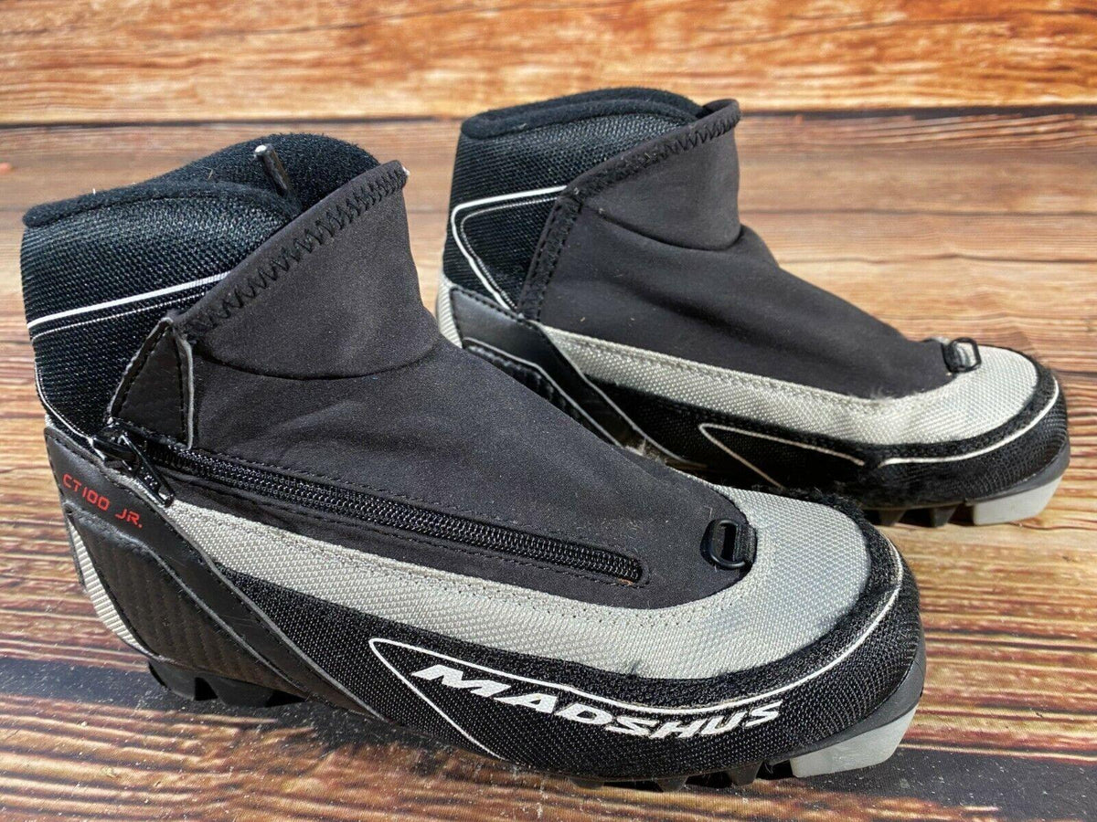 Madshus CT100 Cross Country Ski Boots Classic NNN EU 33 US 2 Kids 218mm M-100