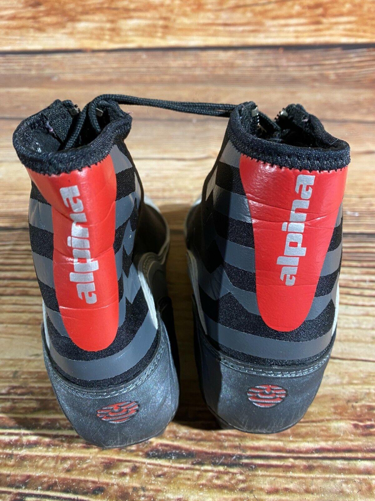 Alpina T10jr Cross Country Ski Boots Classic NNN EU 33 US 2 Kids 215mm A-266