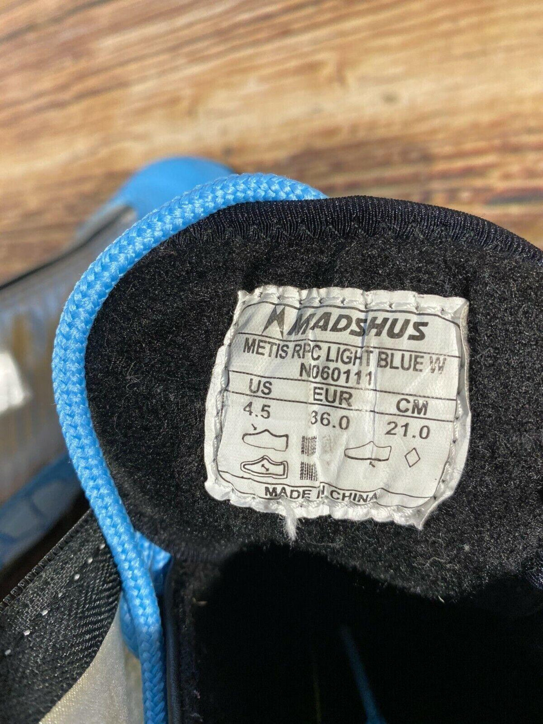 Madshus Metis RPC Nordic Cross Country Ski Boots Size EU36 US4.5 NNN 2576