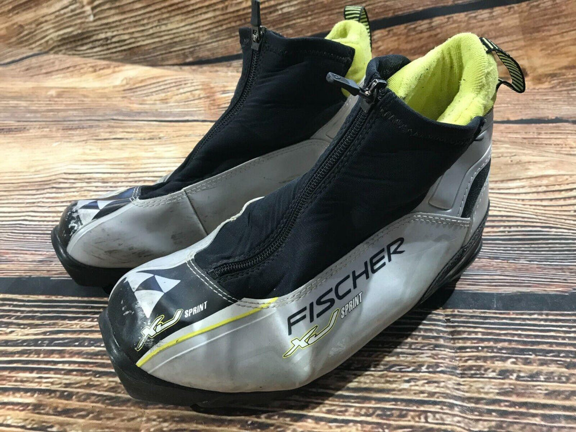 Fischer XJ Sprint Nordic Cross Country Ski Boots Size EU40 US7.5 NNN 1420