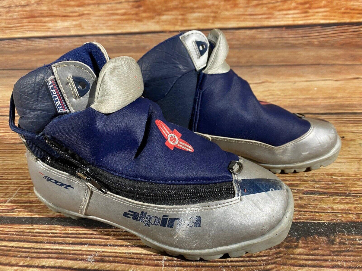 Alpina 311Kids Cross Country Ski Boots Classic NNN EU 35 US 3.5 Kids 225mm A-662
