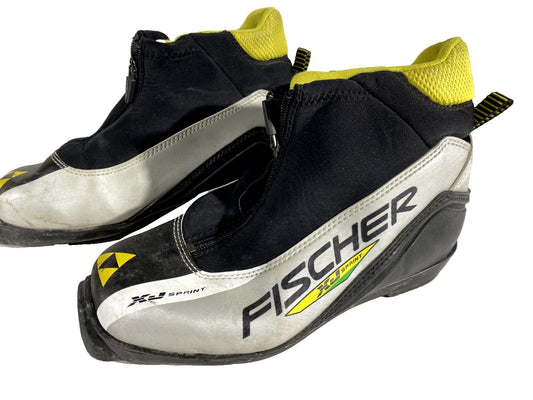 Fischer XJ Sprint Cross Country Ski Boots Classic SNS Profil EU 37 US 5 1085