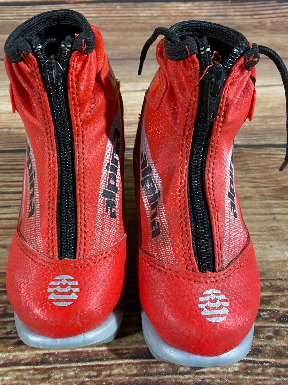 Alpina RK Cross Country Ski Boots Classic NNN EU 25 US 8.5 Kids 168mm A-198