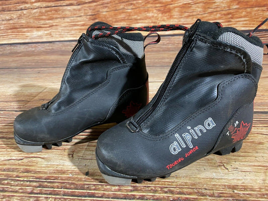Alpina T5 Cross Country Ski Boots Classic NNN EU 30 US 12 Kids 196mm A-13