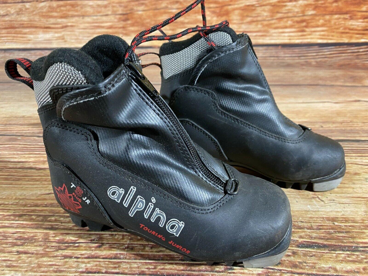 Alpina T5 Cross Country Ski Boots Classic NNN EU 30 US 12 Kids 196mm A-13