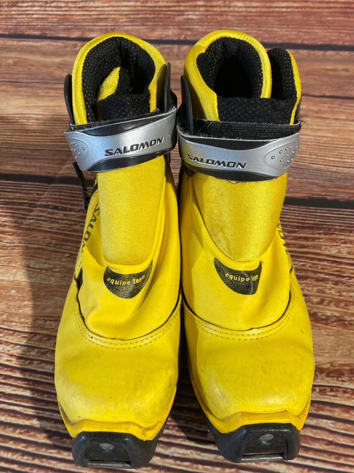 Salomon Equipe Cross Country Ski Boots Classic SNS Profil EU 35 US 3.5 Kids S92