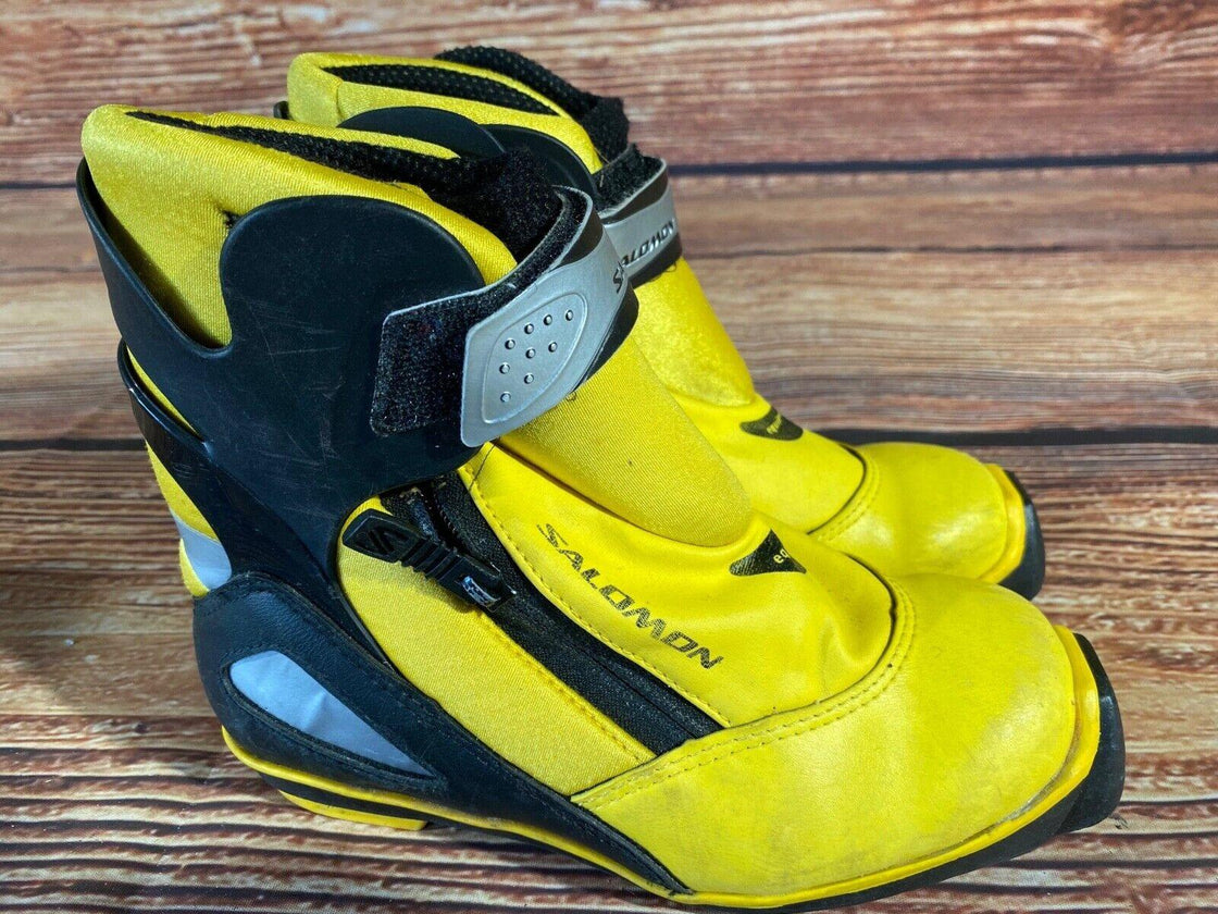 Salomon Equipe Kids Cross Country Ski Boots Size EU35 US3.5 SNS Profil S92