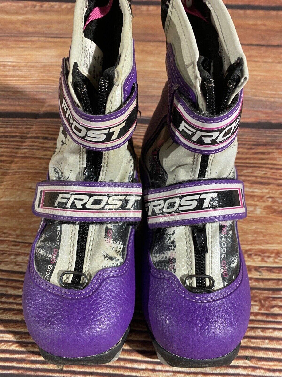 Alpina Frost Cross Country Ski Boots Classic NNN EU 29 US 11.5 Kids 195mm A-1232