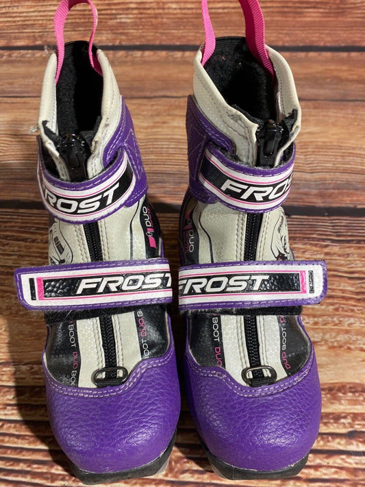 Alpina Frost Cross Country Ski Boots Classic NNN EU 29 US 11.5 Kids 190mm A-1114