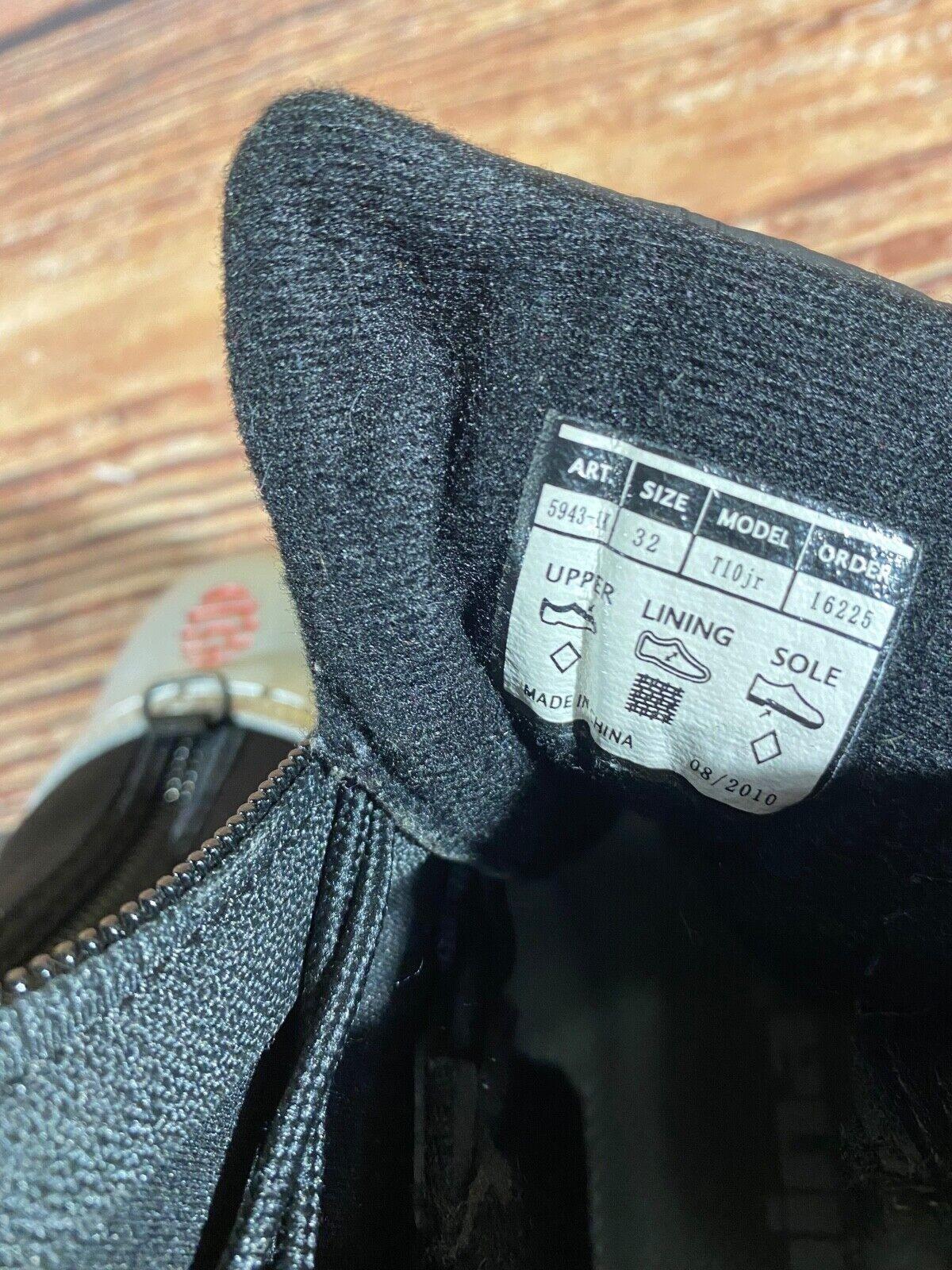Alpina T10jr Cross Country Ski Boots Classic NNN EU 32 US 1.5 Kids 215mm A-1166