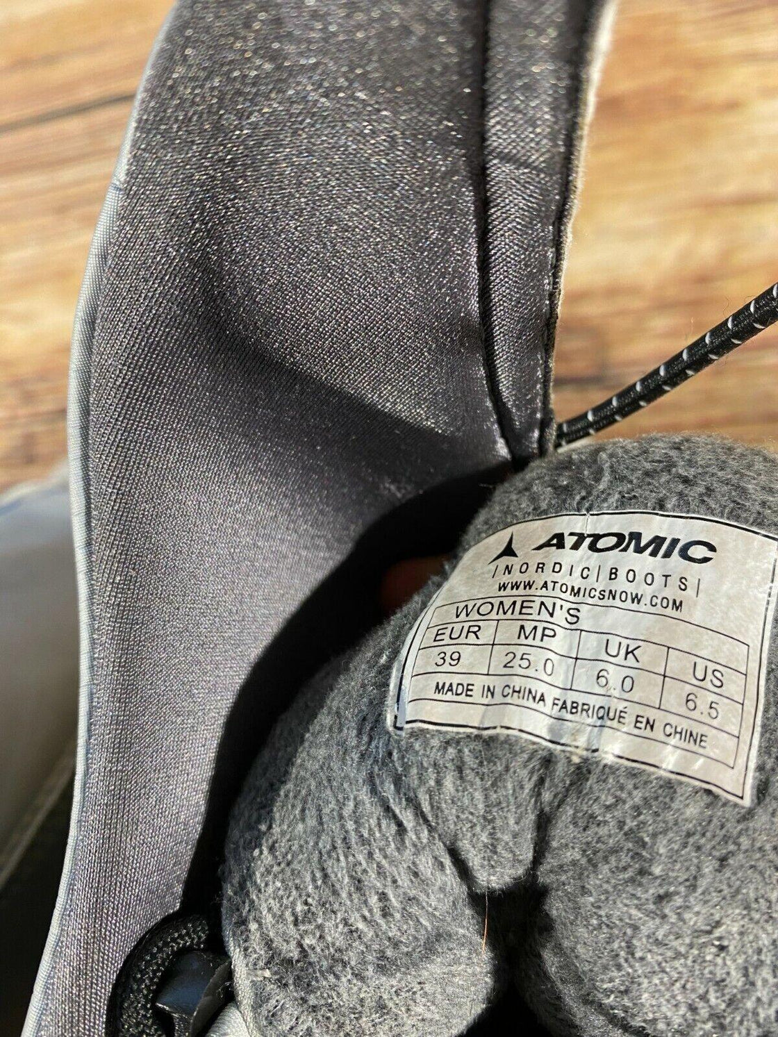 Atomic TX20 Nordic Cross Country Ski Boots Size EU39 US7 NNN 1333