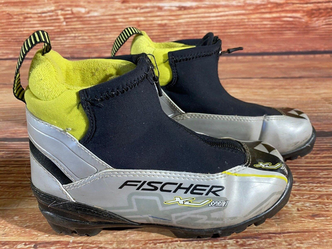 Fischer XJ Sprint Nordic Cross Country Ski Boots Size EU36 US4.5 NNN 1411