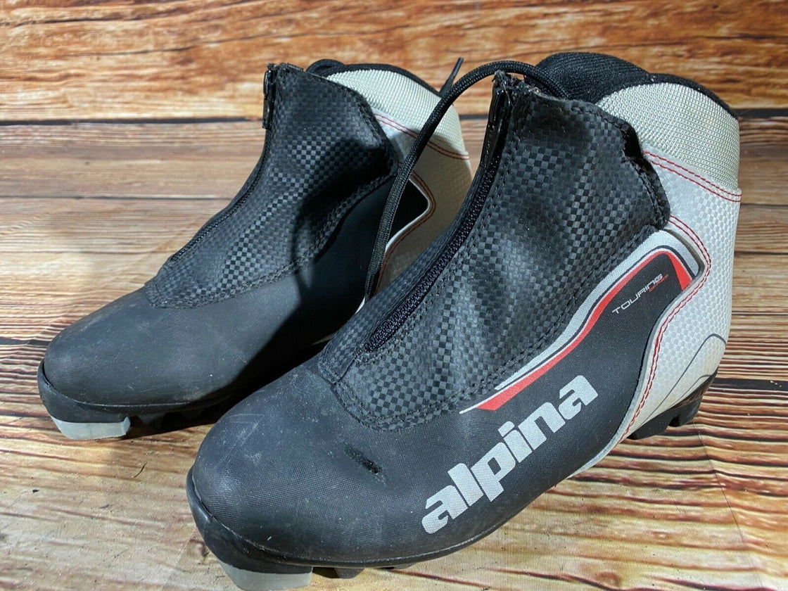 Alpina Touring Nordic Cross Country Ski Boots Size EU36 US4.5 NNN bindings 757