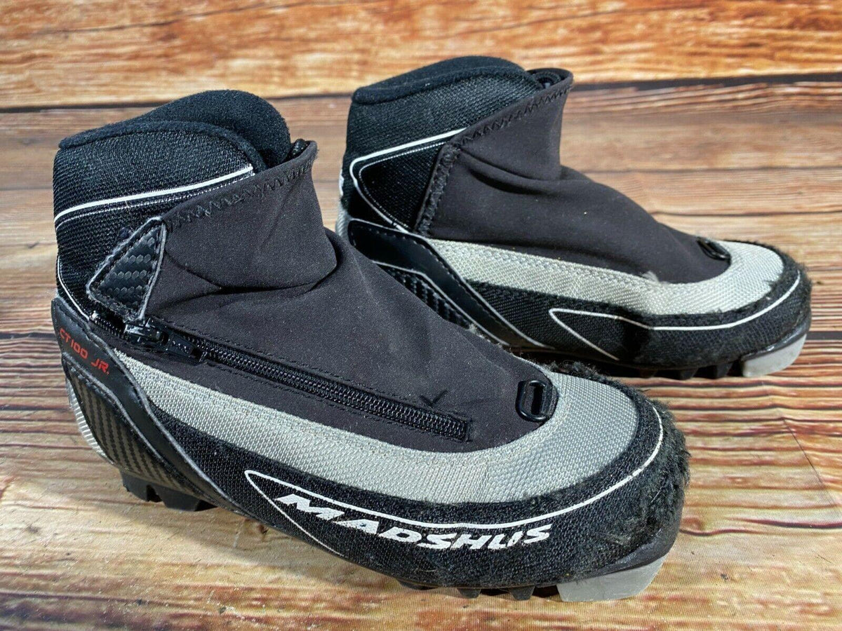 Madshus CT100 Cross Country Ski Boots Classic NNN EU 31 US 13 Kids 207mm M-3