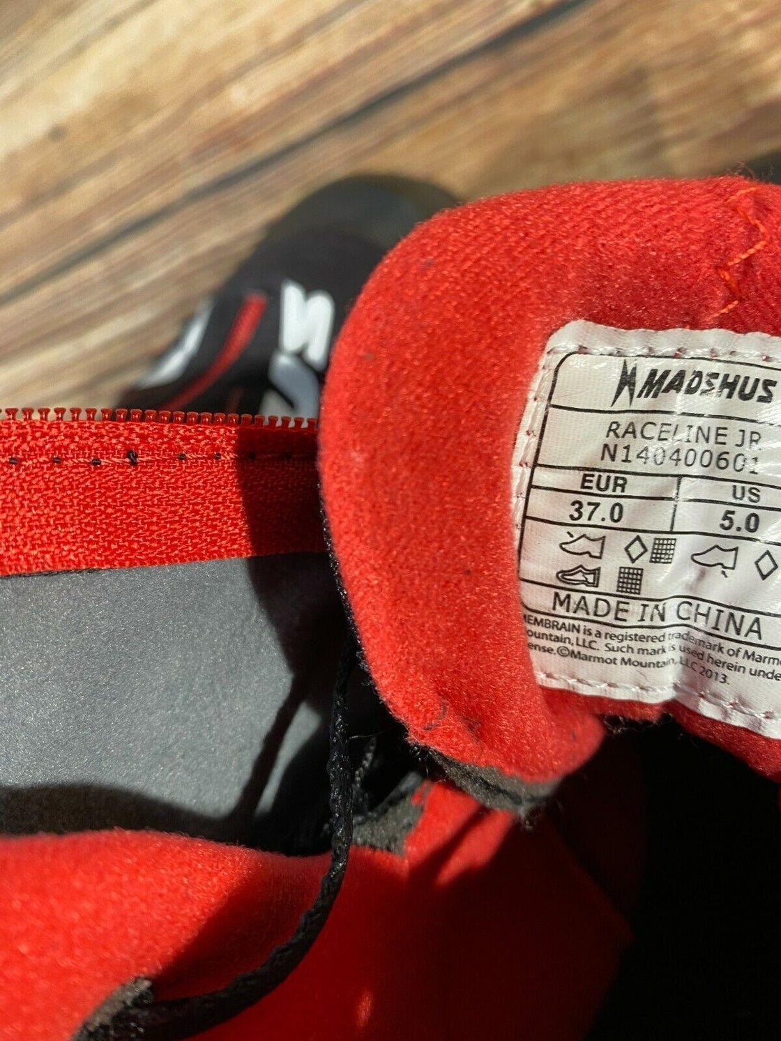 Madshus Race Line Nordic Cross Country Ski Boots Size EU37 US5 NNN 2719