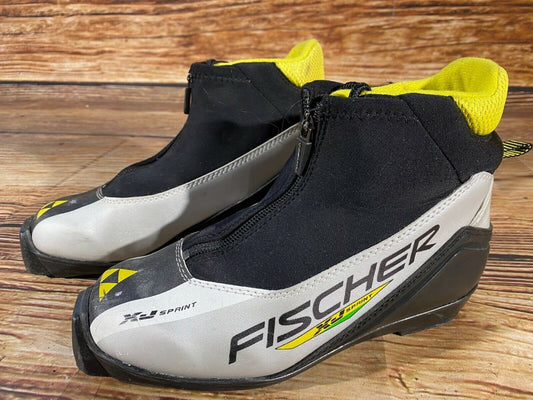 Fischer XJ Sprint Cross Country Ski Boots Classic SNS Profil EU 37 US 5 1530
