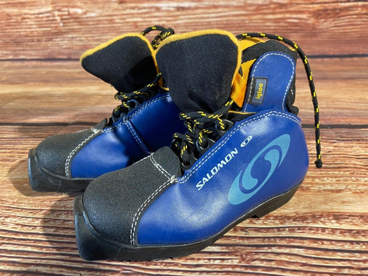 Salomon Igloo Cross Country Ski Boots Classic SNS Profil EU 29 US 11.5 Kids S84