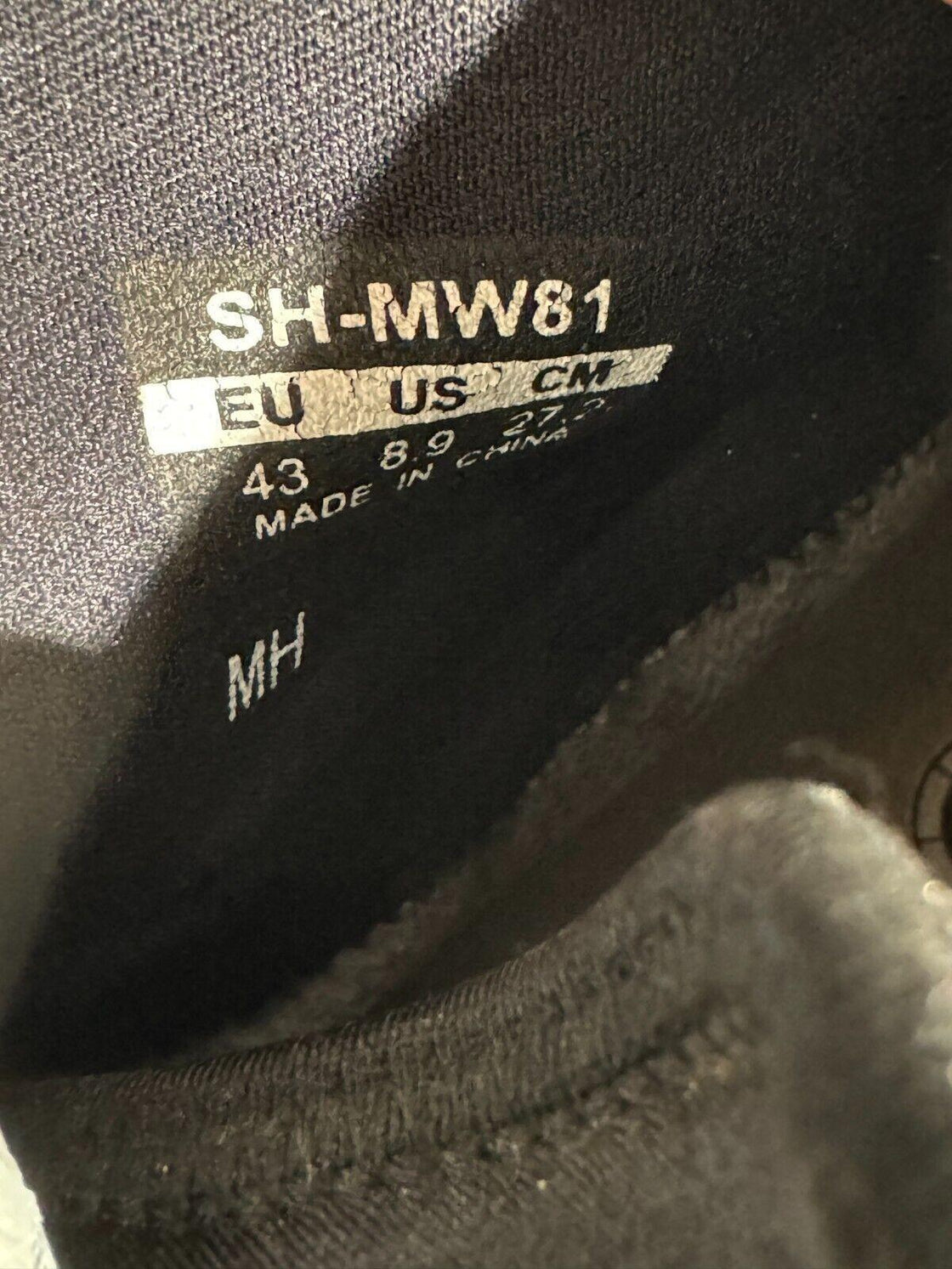 SHIMANO MW81 Winter Cycling MTB Shoes Mountain Bike EU43 US8.9 Mondo 272 cs353