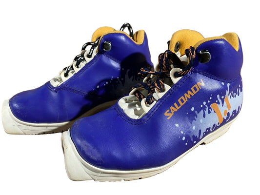 Salomon 1.1 Cross Country Ski Boots Classic SNS Profil EU 30 US 12 Kids S-19
