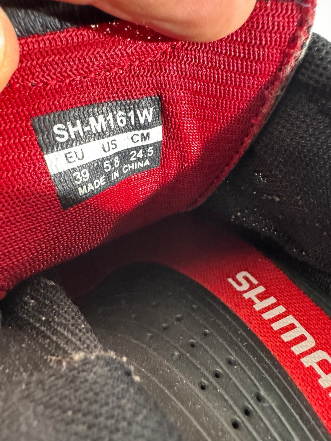 SHIMANO M161 Cycling MTB Shoes Mountain Bike EU39 US5.8 UK5 Mondo 245 mm cs 716