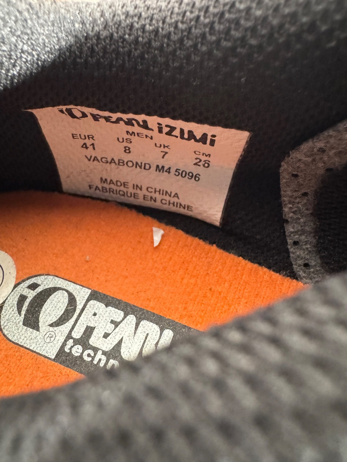 PEARL IZUMI Cycling MTB Shoes Mountain Bike EU41 US8 UK7 Mondo 267 cs 1279