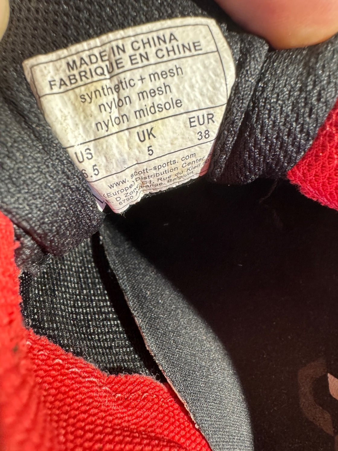 SCOTT Metrix Cycling MTB Shoes EU38 US6.5 UK5 Mondo 245 cs 1282