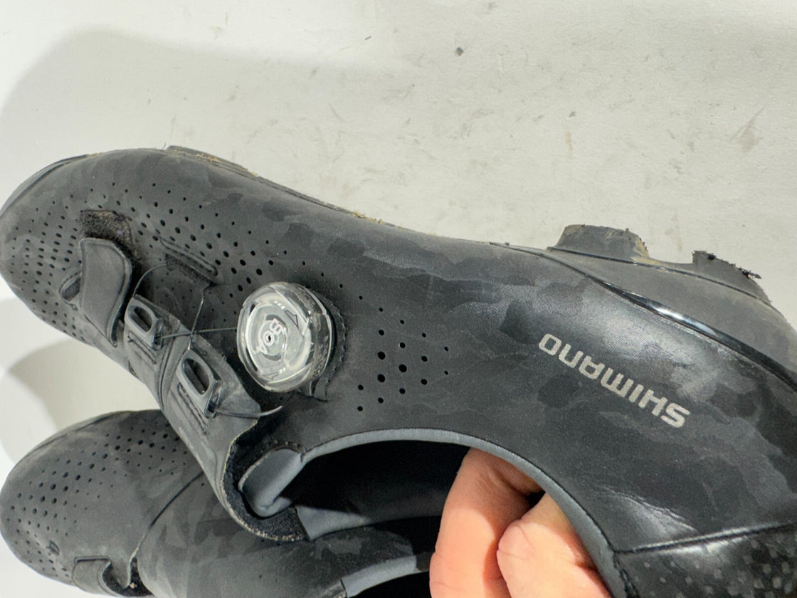 SHIMANO RX8 Carbon Cycling MTB Shoes Size EU43 US8.9 UK8 Mondo 272 mm cs674