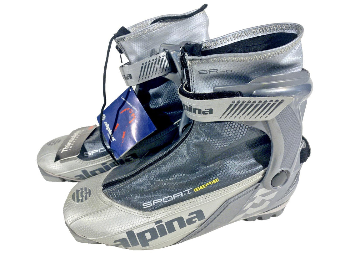Alpina SR40 Combi Cross Country Ski Boots Classic Size EU43 SU9.5 NNN 3215