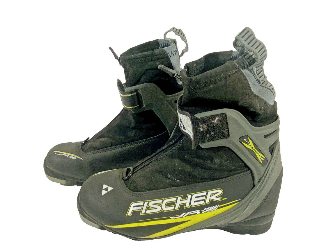 FISCHER Combi Nordic Cross Country Ski Boots Size EU37 US5.5 NNN Profil 1367