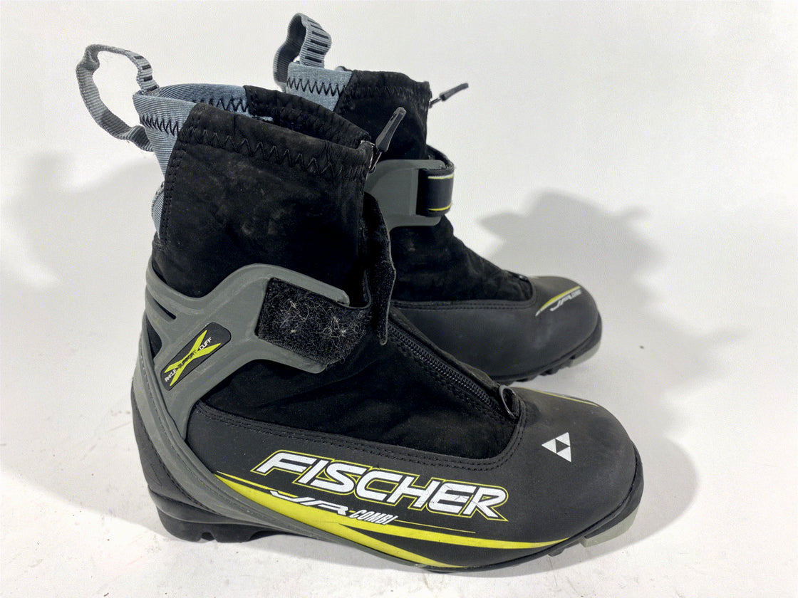 FISCHER Combi Nordic Cross Country Ski Boots Size EU37 US5.5 NNN Profil 1367