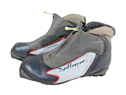 Salomon Siam 5 Cross Country Ski Boots Classic SNS Profil EU 39.5 US 7.5 1371