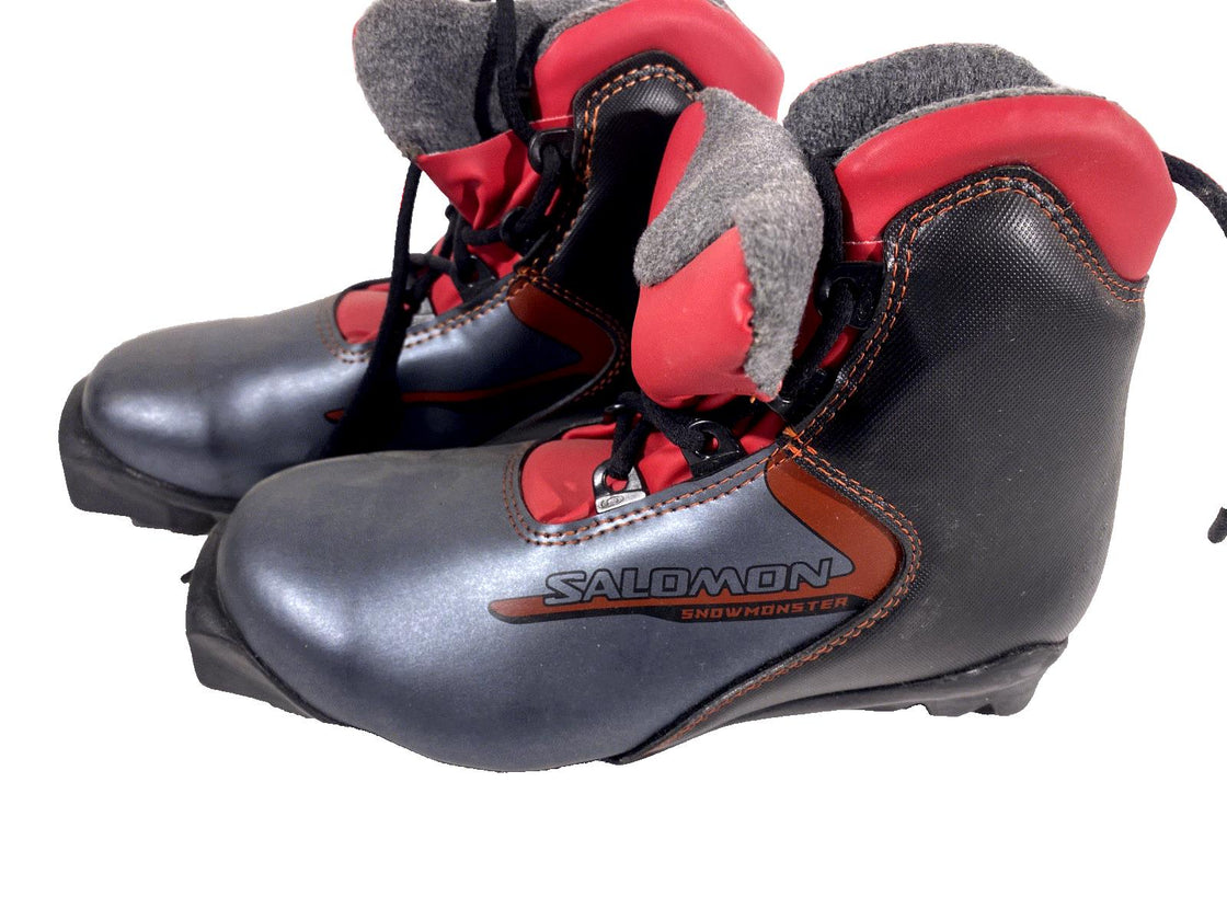 SALOMON Snowmonster Cross Country Ski Boots Size EU35.5 US3.5 SNS Profil 1373