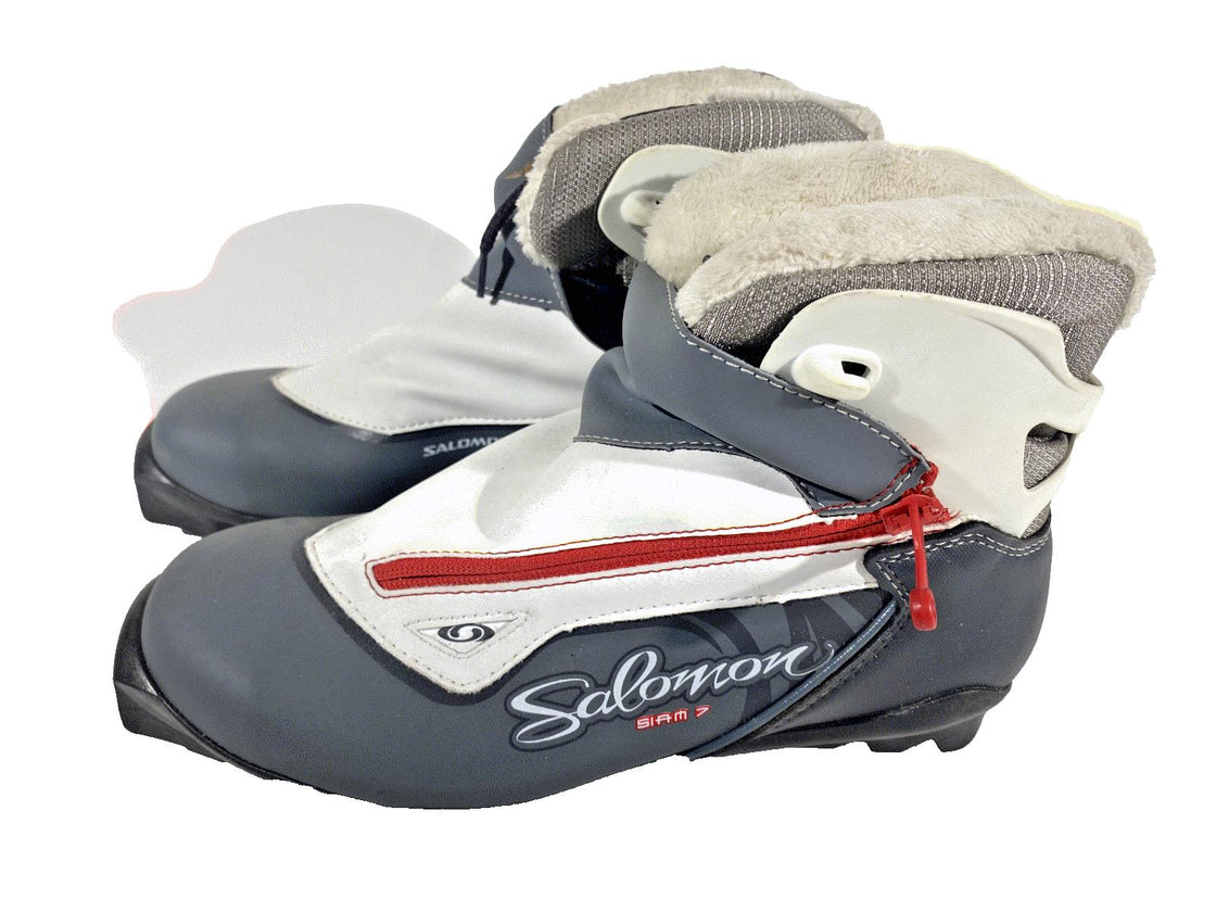 SALOMON Siam 7 Cross Country Ski Boots Size EU40 2/3 US8.5 for SNS Pilot 1376