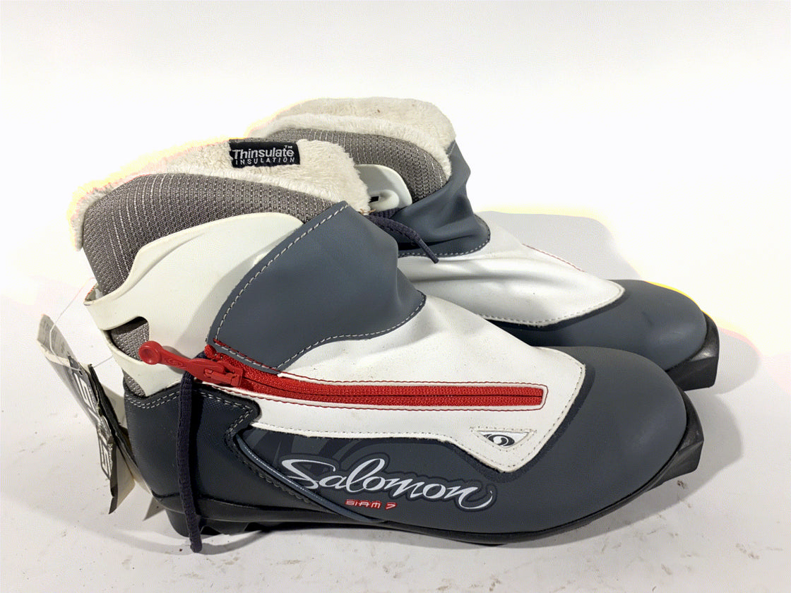 SALOMON Siam 7 Cross Country Ski Boots Size EU40 2/3 US8.5 for SNS Pilot 1376