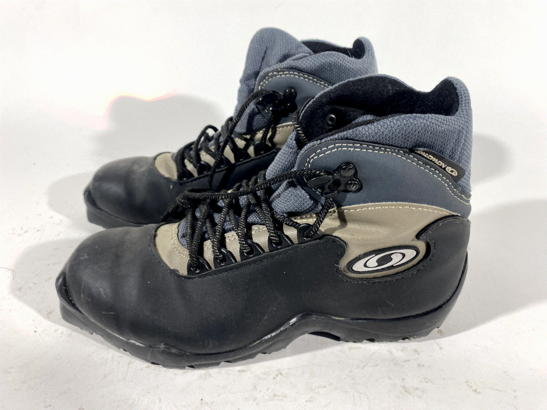 SALOMON Classic Nordic Cross Country Ski Boots Size EU40 US8 SNS profil 1380