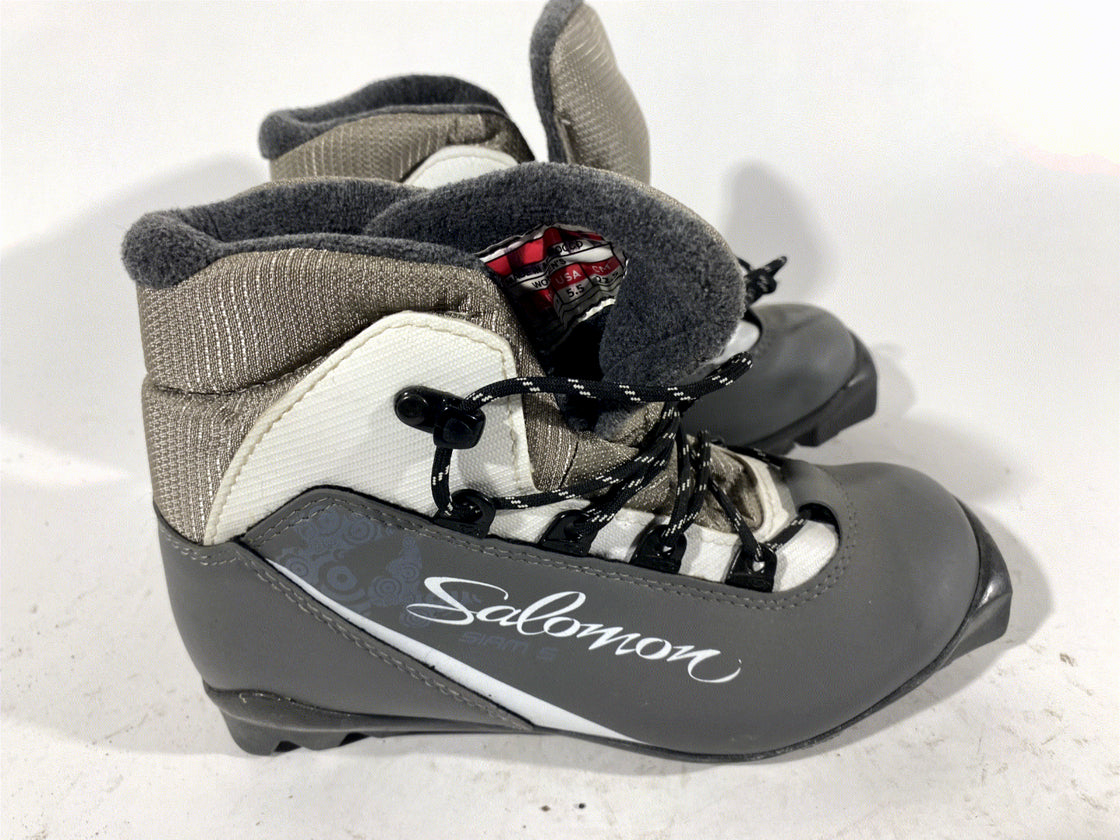 Salomon Nordic Cross Country Ski Boots Size EU36 2/3 US5.5 for SNS Profil 1382